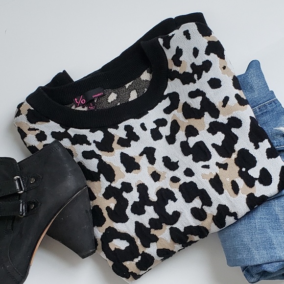 NEW🍒 Leopard sweater small cotton - Picture 4 of 4